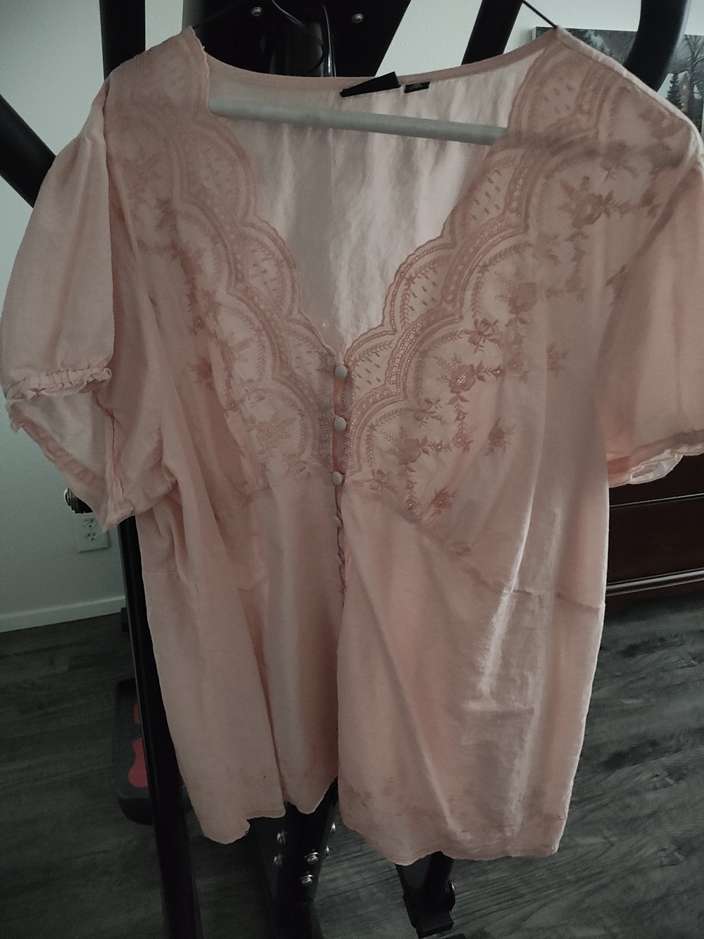 a.n.a Pink Women's Top - 3X